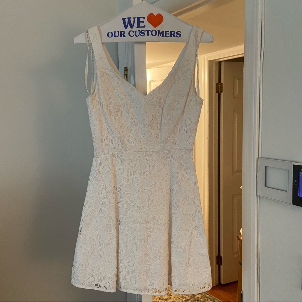 Lilly Pulitzer White Lace Marla Dress Size 0